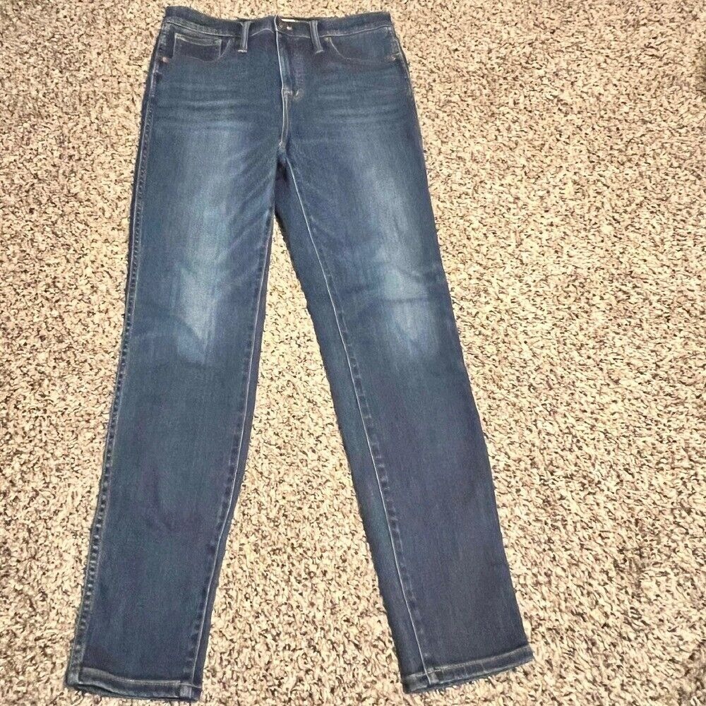 Madewell High Rise Skinny Jeans Dark Wash Denim Women's Size 29